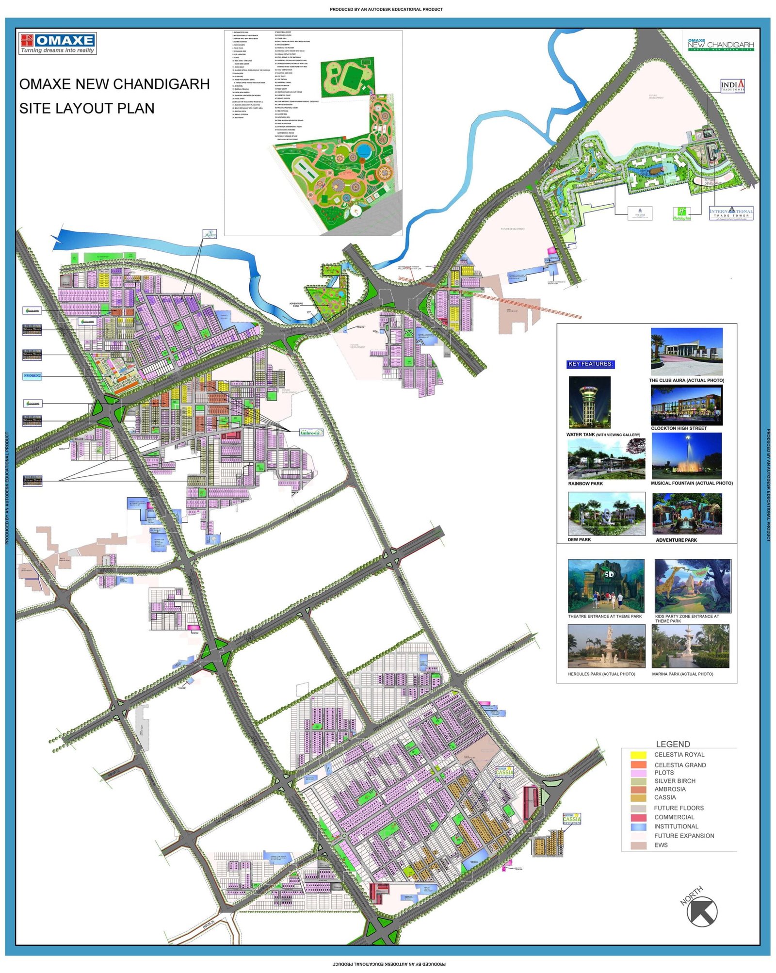 omaxe cassia site plan