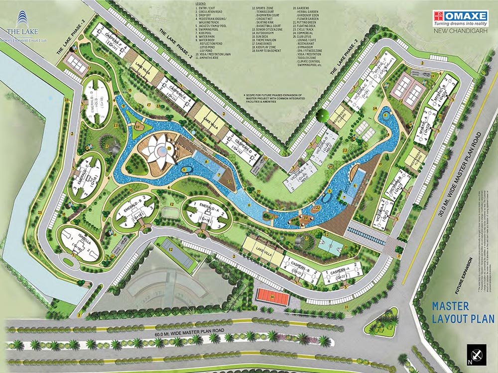 omaxe-the-lake-masterplan