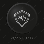 247-security-minimal-vector-line-icon-3d-button-isolated-black-background-premium-vector_570929-373